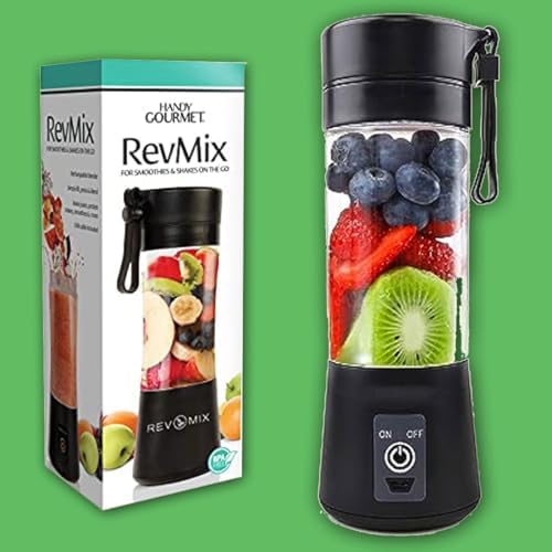 Handy Gourmet RevMix – for Smoothies and Shakes on The Go,Black - Image 7
