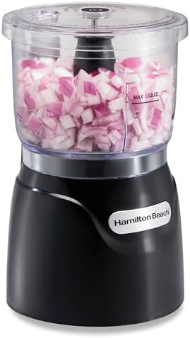 3 Cup Electric Vegetable Chopper & Mini Food Processor