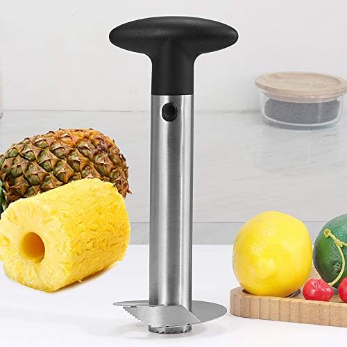 Pineapple Peeler Cutter, [2021latest] [thicker Sharp Blade] 430stainless Steel, Fruit Knife Slicer Spiral Pineapple Cutter Easy-to-use Kitchen Accessories