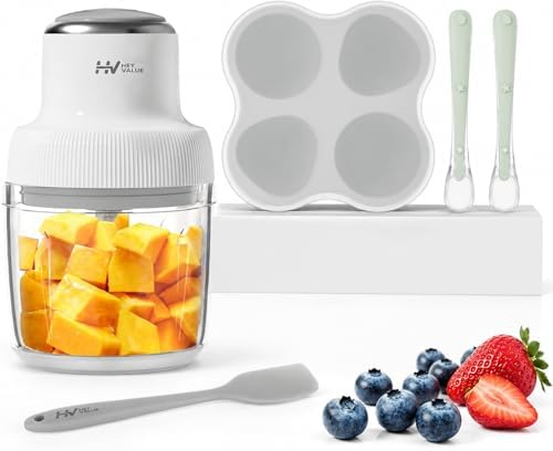 20 Oz Glass Baby Food Maker, Baby & Pet Large Food Processor Set