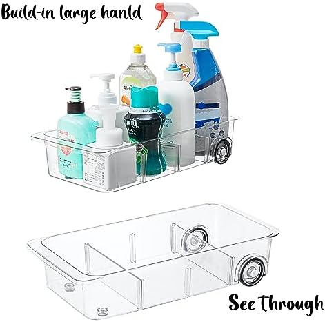 Fridge Organizer and Storage Drawer Roll Out Refrigerator Bins,2 Pack