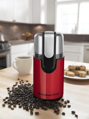 KitchenAid BCG111ER Blade Coffee Grinder, 4 oz, Empire Red (Pack of 2) - Image 3