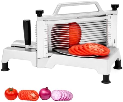 Commercial Tomato Slicer & Vegetable Chopper 1/4inch Food Slicer by BotaBay