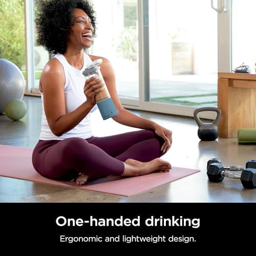 Ninja Blast 16 oz. Personal Portable Blender with Leak Proof Lid and Easy Sip Spout, Perfect for Smoothies, Cordless, USB-C Rechargeable, Dishwasher Safe Parts (Renewed) (Denim Blue) - Image 5