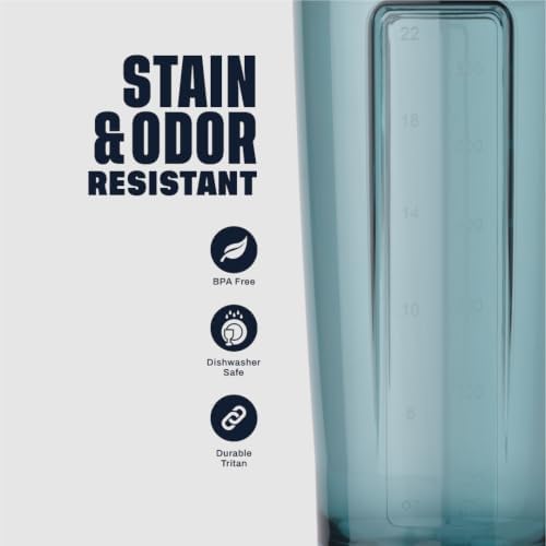 BlenderBottle ProSeries Tritan Shaker Bottle 28 oz Black/Blue - Image 4