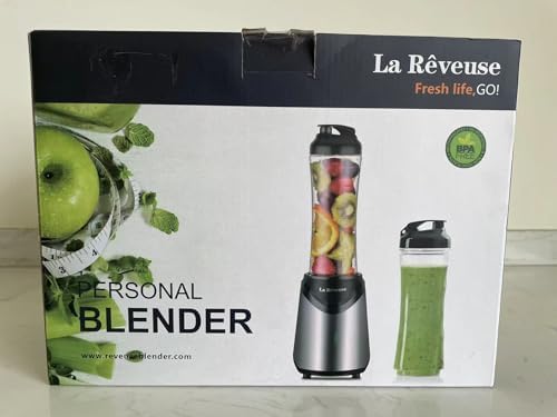 Personal Size Blender for Shakes and Smoothies, 2 Cups, Silver