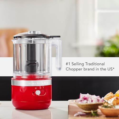 KitchenAid 5 Cup Food Chopper Cordless KFCB519PA, Passion Red - Image 6