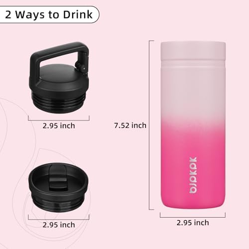 BJPKPK 20 oz Insulated Travel Water Bottle, Coffee Tumbler Stainless Steel - Image 4