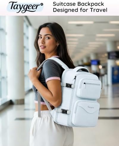 Taygeer Carry On Backpack, College Backpack with 15.6inch Laptop for Women - Image 2