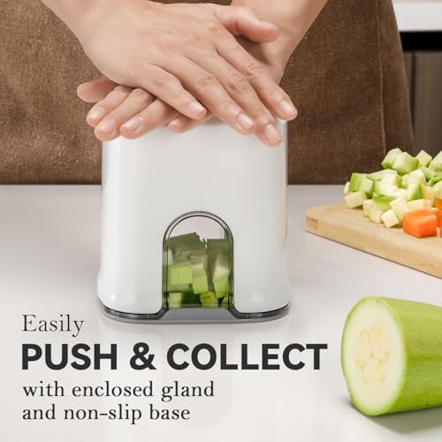Vegetable Chopper Cube Container, Three Blades, French Fry Cutter