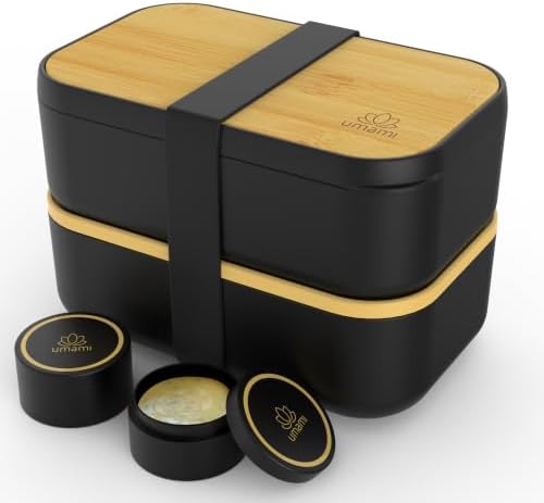 Bento Box Adult, Leakproof, All-in-1 Lunch Containers for Adults