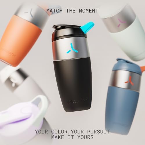 PROMIXX Pursuit Stainless Steel Shaker Bottle 32oz, White - Image 6