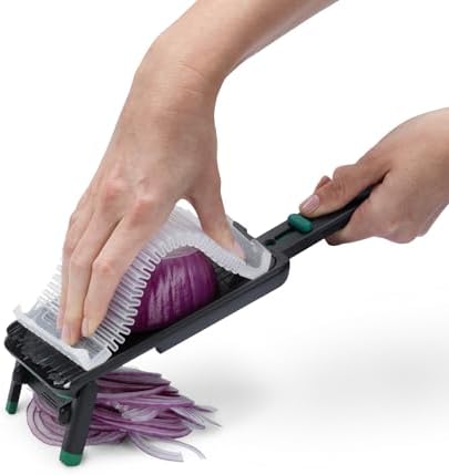 Dreamfarm Nocutu Adjustable Handheld Mandoline Slicer with Finger Guard - Image 2