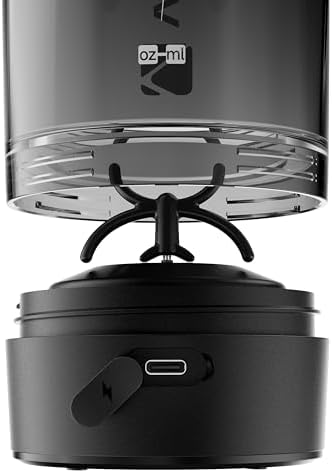 VOLTRX Shaker Bottle, Gallium USB C Rechargeable Electric Protein Shake Mixer, Shaker Cups for Protein Shakes and Meal Replacement Shakes, BPA Free, Made with Tritan, Midnight Blue, 27oz - Image 5