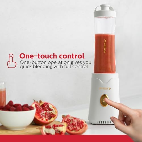 Personal Blender - Creamily Smooth Shakes and Smoothies, BPA-Free 20oz To-Go Cups, Golden Elegance Design, 250W