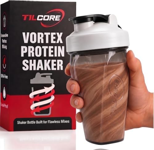 Vortex Protein Shaker Bottle 24 oz/700ml - Premium BPA-Free Pre-Workout Shaker Cup for Protein Shakes & Smoothies, Leak-Proof & Durable Bottle-Shakers for Active Lifestyles by Unknown