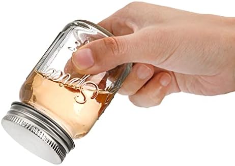 30 Pack 4 Oz Glass Mason Spice Jar with Shaker Lids& Labels, Empty Spice Bottle Mini Mason Jars with Airtight Metal Caps and Collapsible Funnel for Herbs & Spices