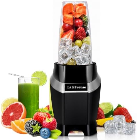 1000W Power Blender For Smoothies, Shakes, Frozen Drinks, Black