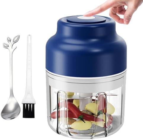 Electric Garlic Chopper Mini, 320ml Rechargeable Cordless Mini Food Chopper by Unknown