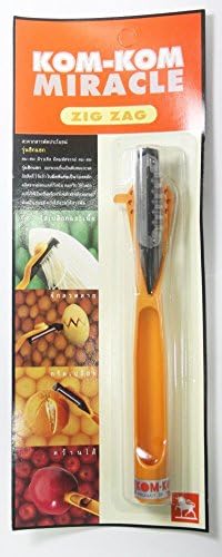 Miracle Zig Zag Knife For Fruit Carving Peeler Papaya, Vegetable and Slicer, Orange