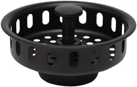 Stainless Steel Replacement Basket for Kitchen Sink Strainers, Oil Rubbed Bronze Finish