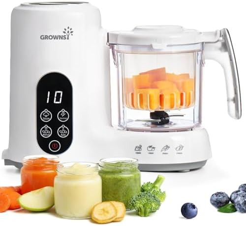 Baby Food Maker, Steamer & Blender Baby Food Processor, White