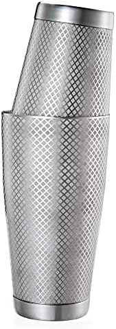 Diamond Lattice Shaker Set, Stainless Steel