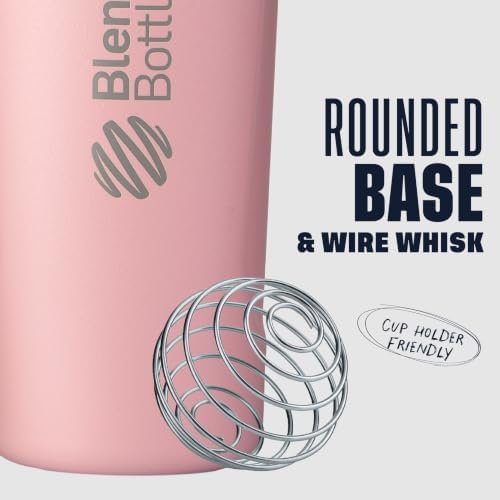 BlenderBottle Radian Stainless Steel Shaker Bottle 26 oz Rose Pink - Image 3