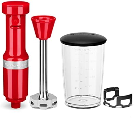 KitchenAid Variable Speed Corded Hand Blender KHBV53, Passion Red - Image 3