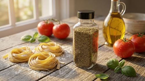 Glass Spice Jars with Shaker Lids - Spice Jars 16 oz for Food Storage, Spice Containers for Kitchen Organization and Storage, Bottles for Spices (Black - 16 Ounce 3 pack)