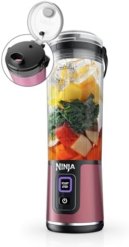 Ninja Blast Portable Blender, Cordless,18oz Vessel, Cherry, BC151RD by Unknown
