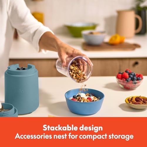 bella Rocket Blender 6-Piece Set with Stacking Cups, Surf - Image 6