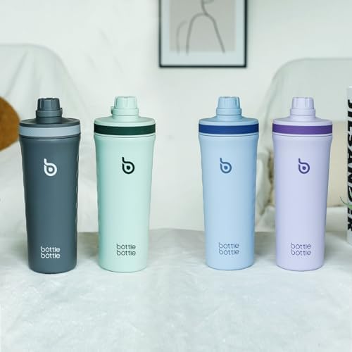 BOTTLE BOTTLE Shaker Bottle 26 oz Protein Shaker Grey - Image 5