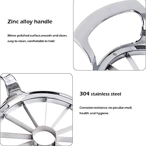 Stainless Steel Apple Slicer Corer Cutter,2 in 1 Y Peeler for Peeling