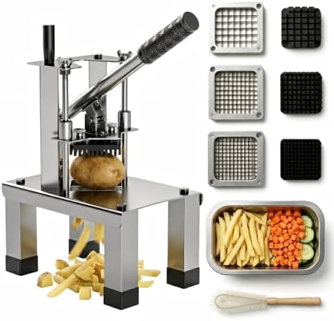 Commercial Vegetable Chopper & French Fry Cutter, Potato Dicer by Unknown