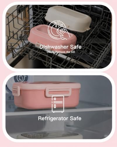 28oz Stainless Steel Leakproof 2-Compartment Bento Lunch Box