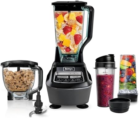 Ninja Kitchen System Pro, 1500W, 72oz Pitcher, 8-Cup, Black, BL770 by Unknown