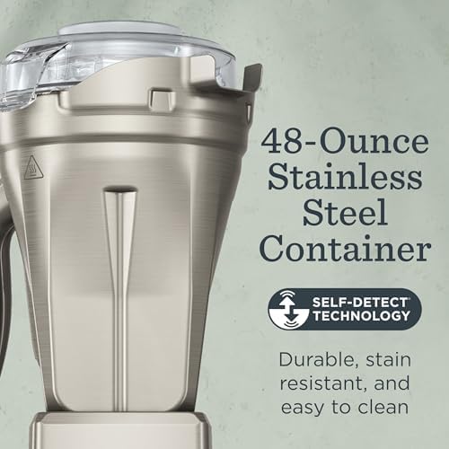 Vitamix 48 oz. Stainless Steel Blender Container with SELF-DETECT, BPA-Free - Image 2