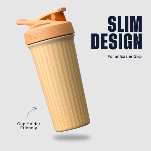 BlenderBottle Sport Sleek Stainless Steel Shaker Bottle 25 oz Sunbeam Pop - Image 4