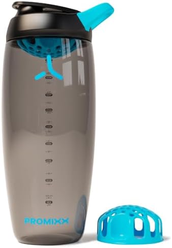 PROMIXX Pursuit Protein Shaker Bottle 32oz, Ecozen, Black by PROMIXX