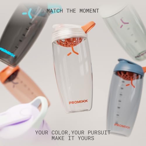 PROMIXX Pursuit Protein Shaker Bottle 26oz, Ecozen, Clear - Image 6