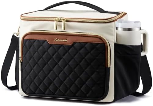 Insulated Lunch Box for Women, Wide Opening Adult Lunch Cooler Bag