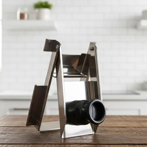 Soro Essentials- Stainless Steel Adjustable Mandoline Food Slicer with 2 Blades Safety Hand Guard- Mandoline Slicer Vegetable Chopper Food Vegetable Slicer Potato Slicers Mandolin Potato Cutter - Image 7