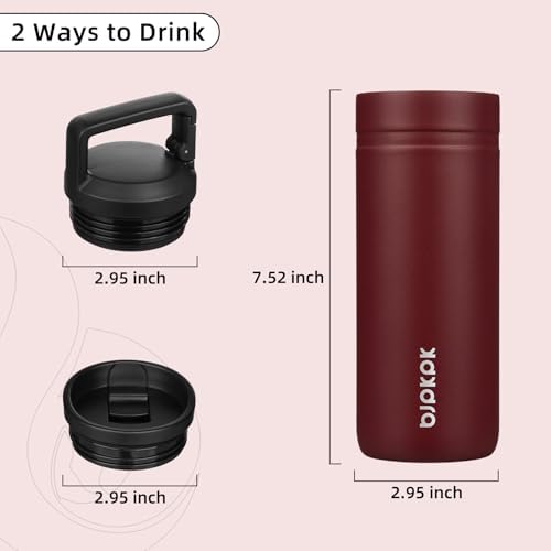 BJPKPK 20 oz Insulated Travel Water Bottle, Coffee Tumbler Stainless Steel - Image 4