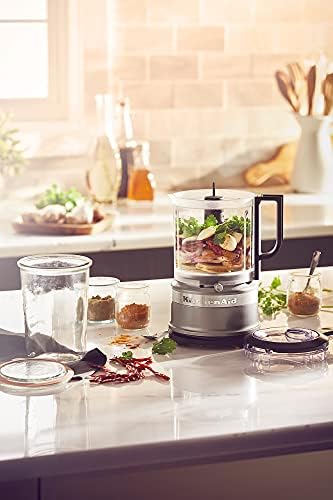 KitchenAid 5 Cup Food Chopper with Extra Work Bowl KFC0516CCU, Contour Silver - Image 6