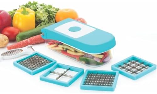 7-in-1 Vegetable Chopper Quick Dicer Cutter with Container - Image 3