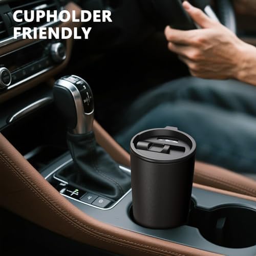 TILUCK 20 oz Insulated Coffee Tumbler with BPA-Free Lid - Image 4