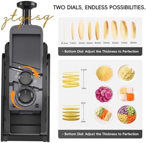 Safe Mandoline Slicer for Kitchen, Vegetable & Food Cutter, Easy to Clean - Image 3
