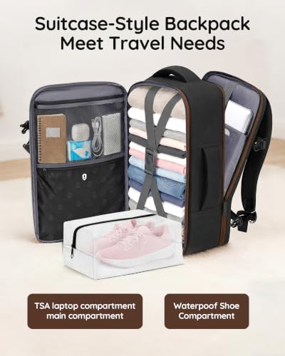 Taygeer Travel Backpack with Shoe Compartment, Work Bag Backpack for Women - Image 4