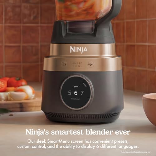 Ninja CrushBOSS Intelligent Blender, 1850PW, XL 72-oz, Onyx, LB201BK - Image 5
